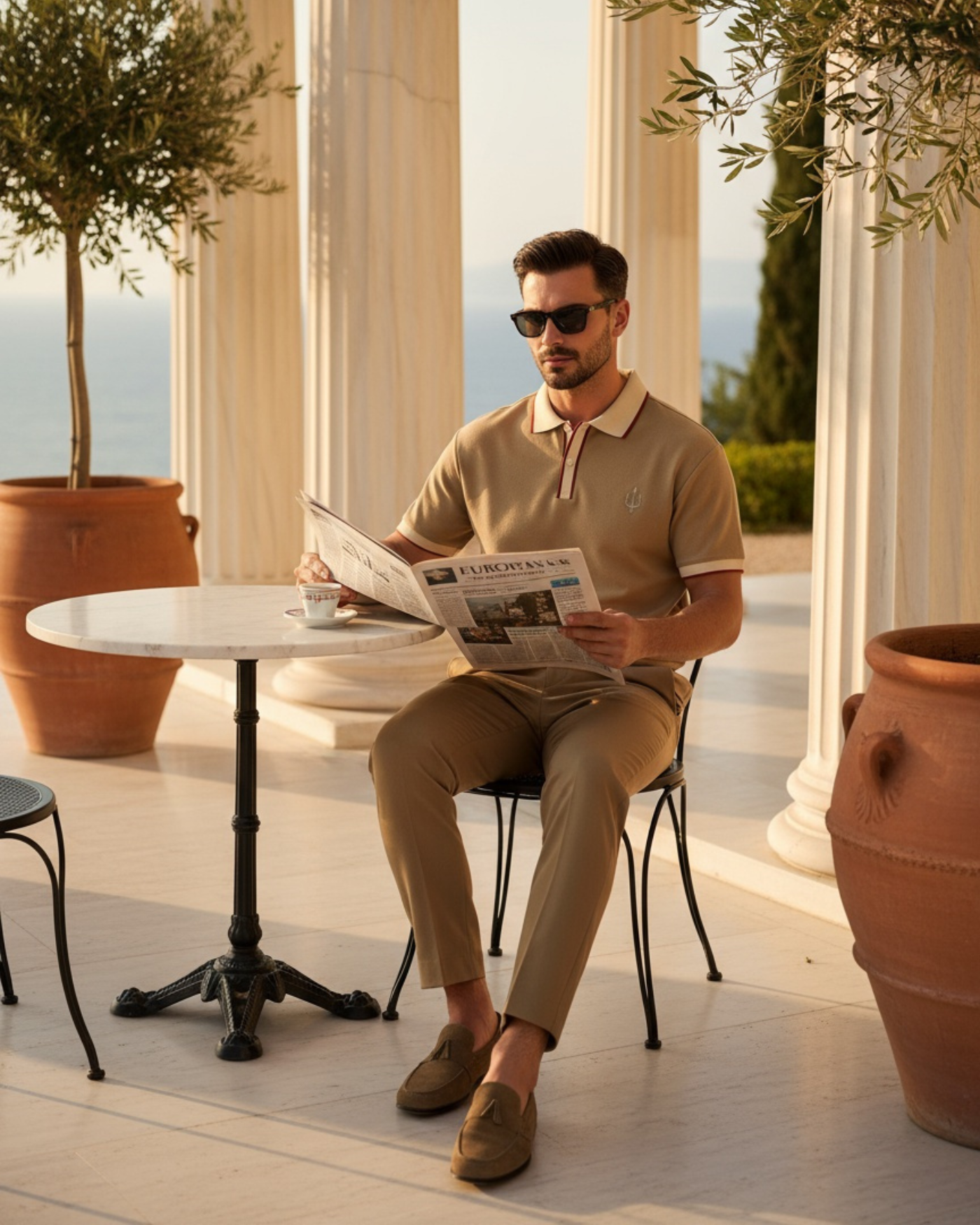 PARTHENON POLO - CAMEL