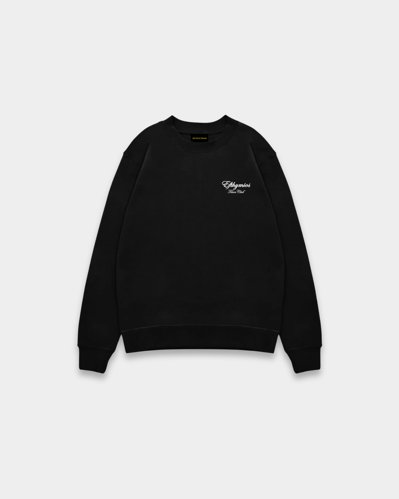 TITAN CLUB SWEATER - BLACK