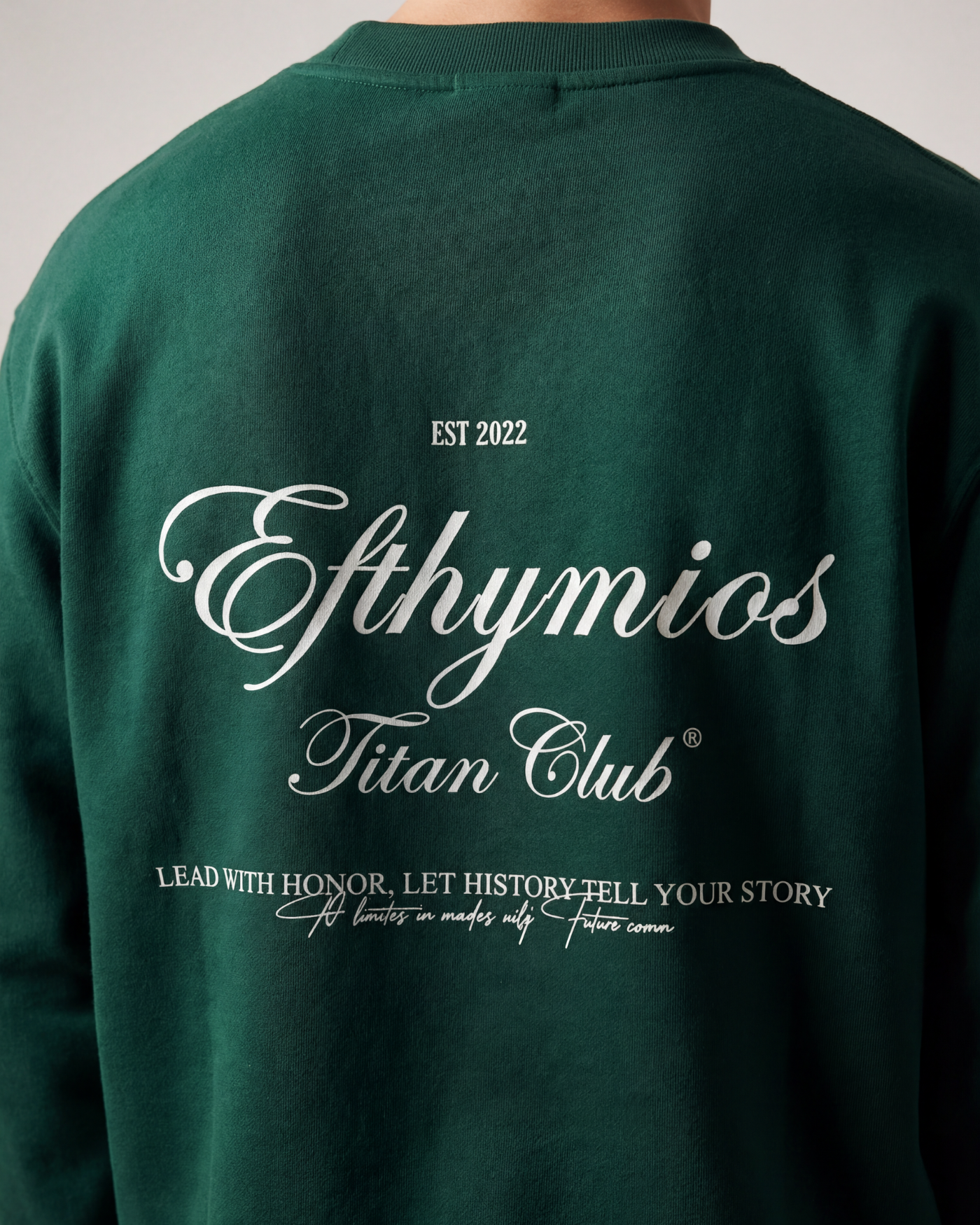TITAN CLUB SWEATER - DARK GREEN
