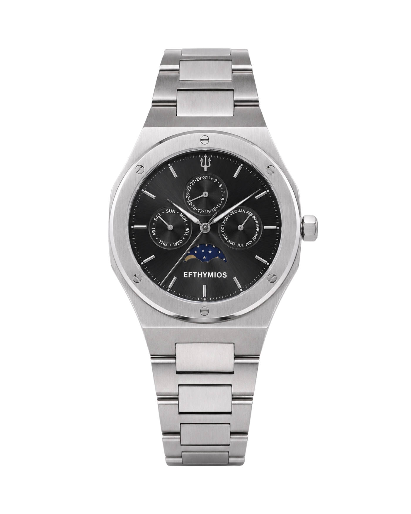 LUNAR CALENDAR SILVER/BLACK