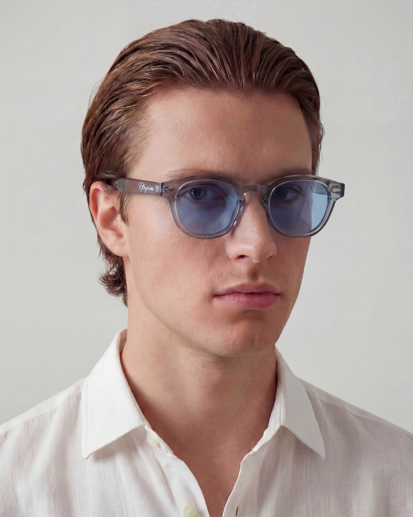 KYKLOS SUNGLASSES - TRANSPARENT/BLUE