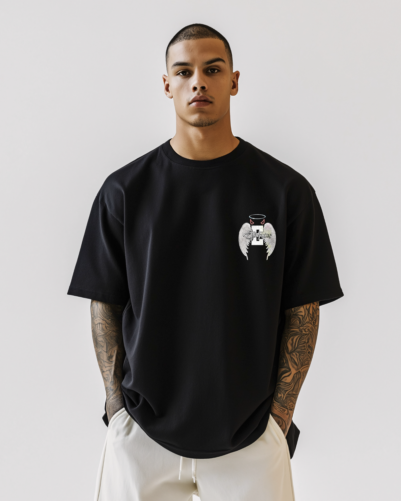 DIVINE SIN TEE - BLACK