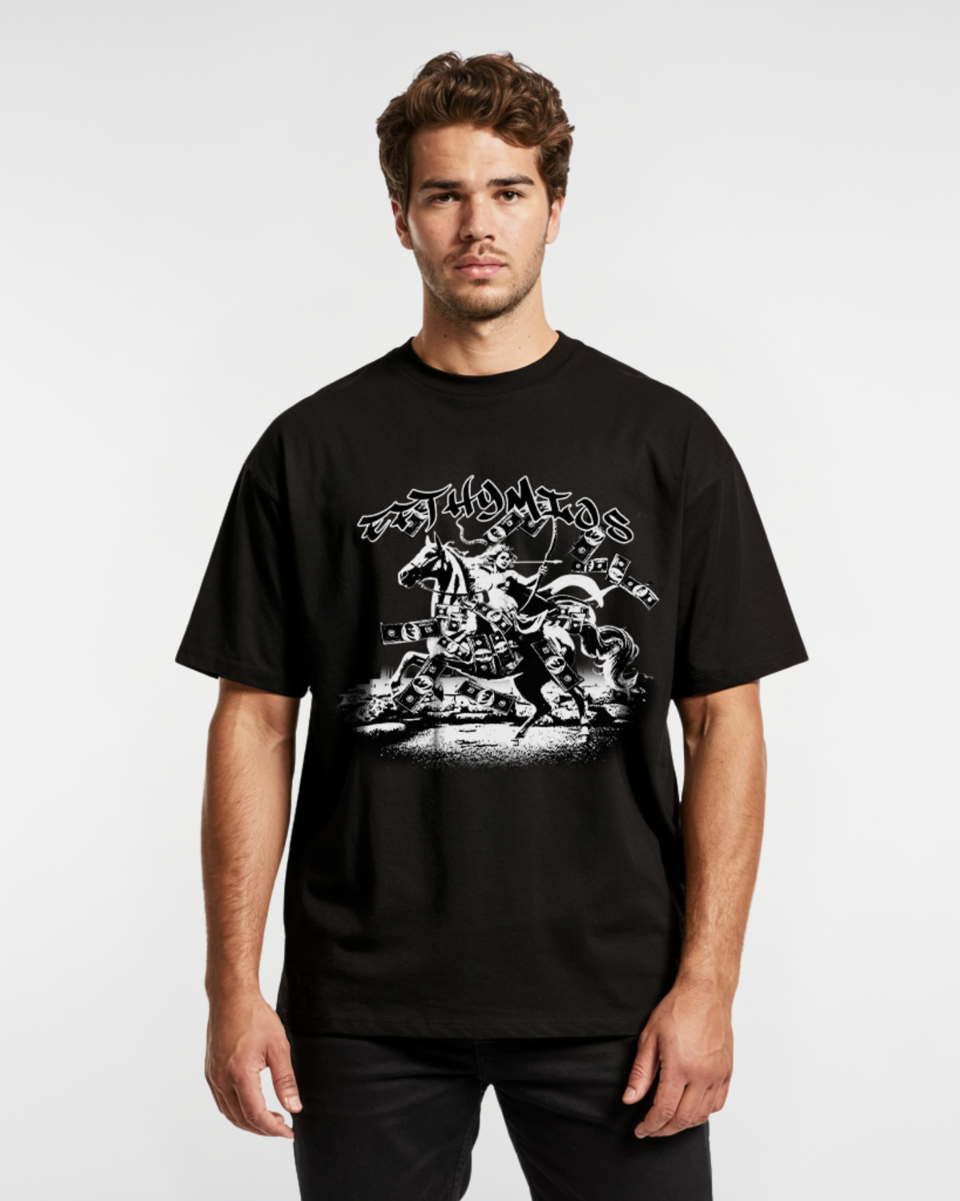 OLYMPIAN BOUNTY TEE - BLACK