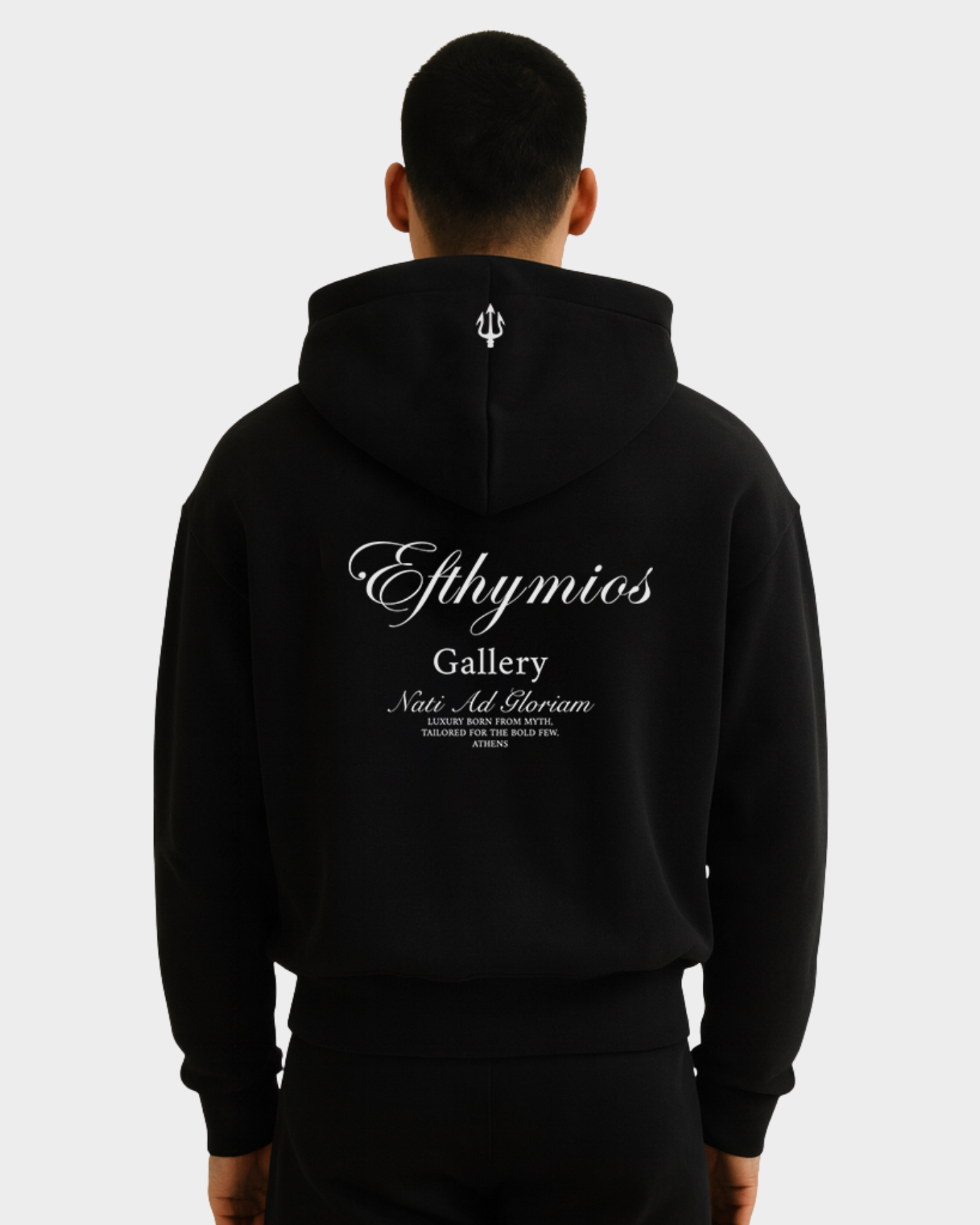 BORN FOR GLORY ZIP HOODIE - BLACK