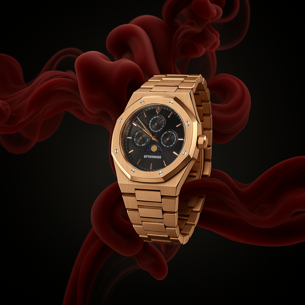 LUNAR CALENDAR - ROSE GOLD/BLACK