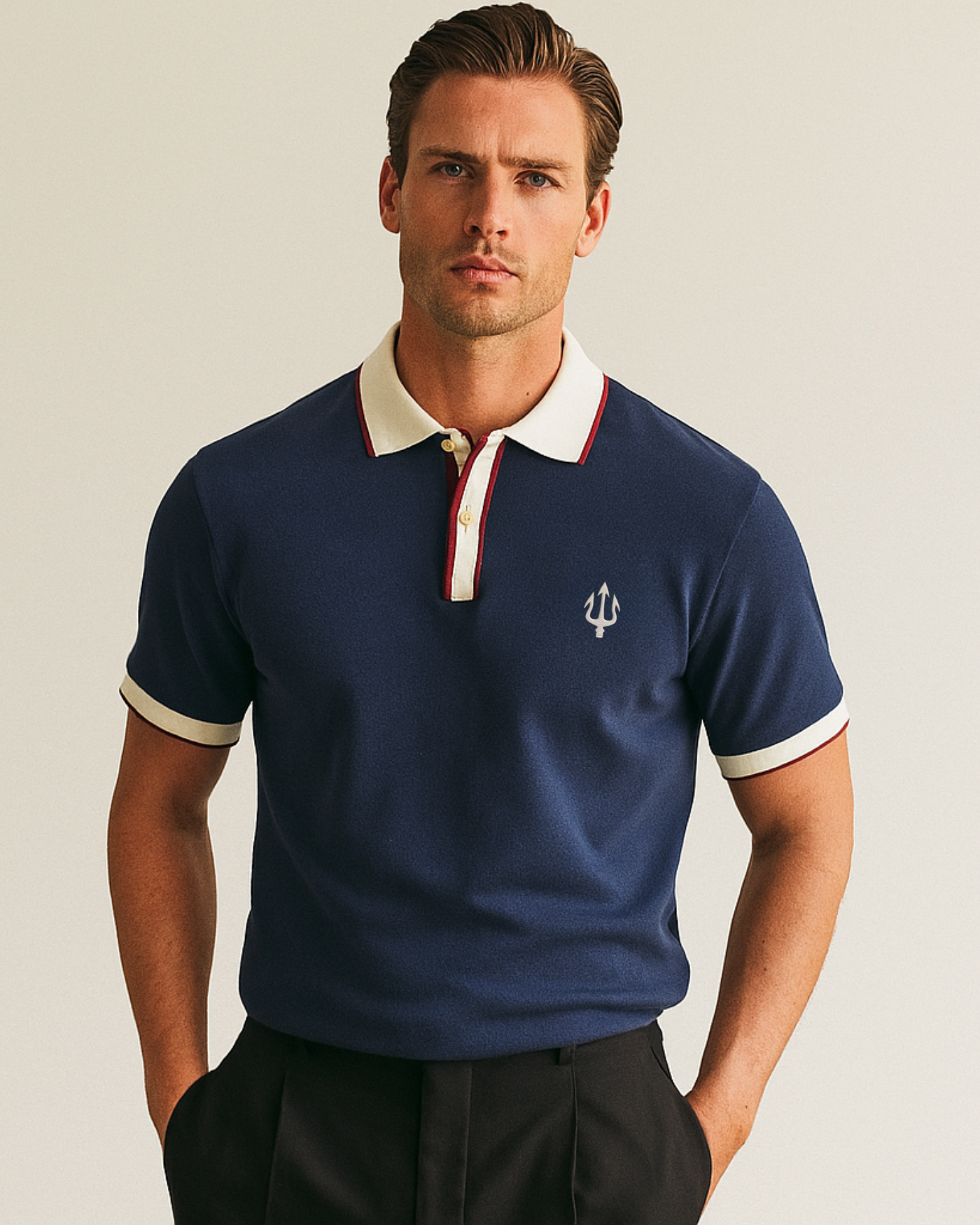 PARTHENON POLO - DARK BLUE