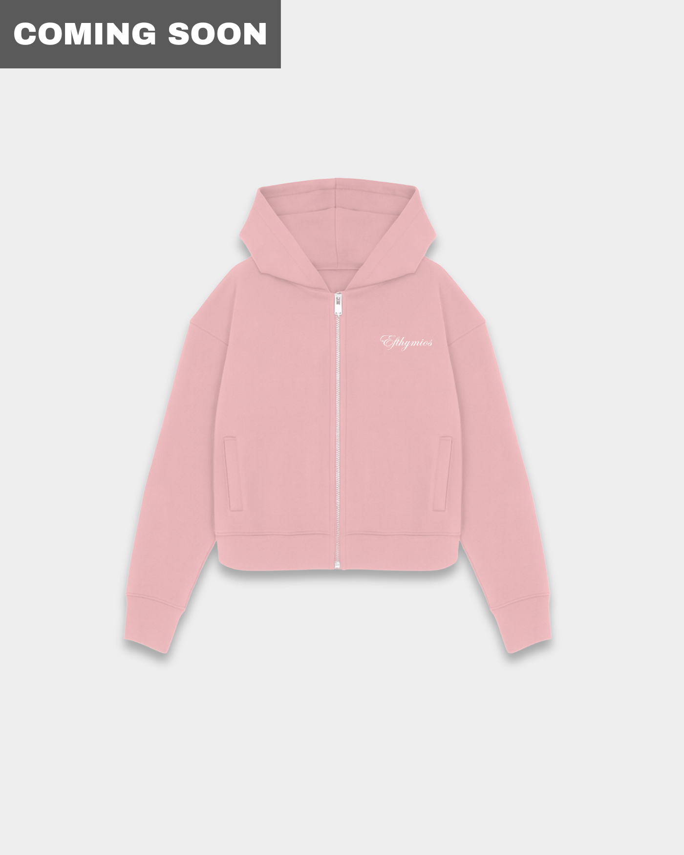 BORN FOR GLORY ZIP HOODIE - PINK