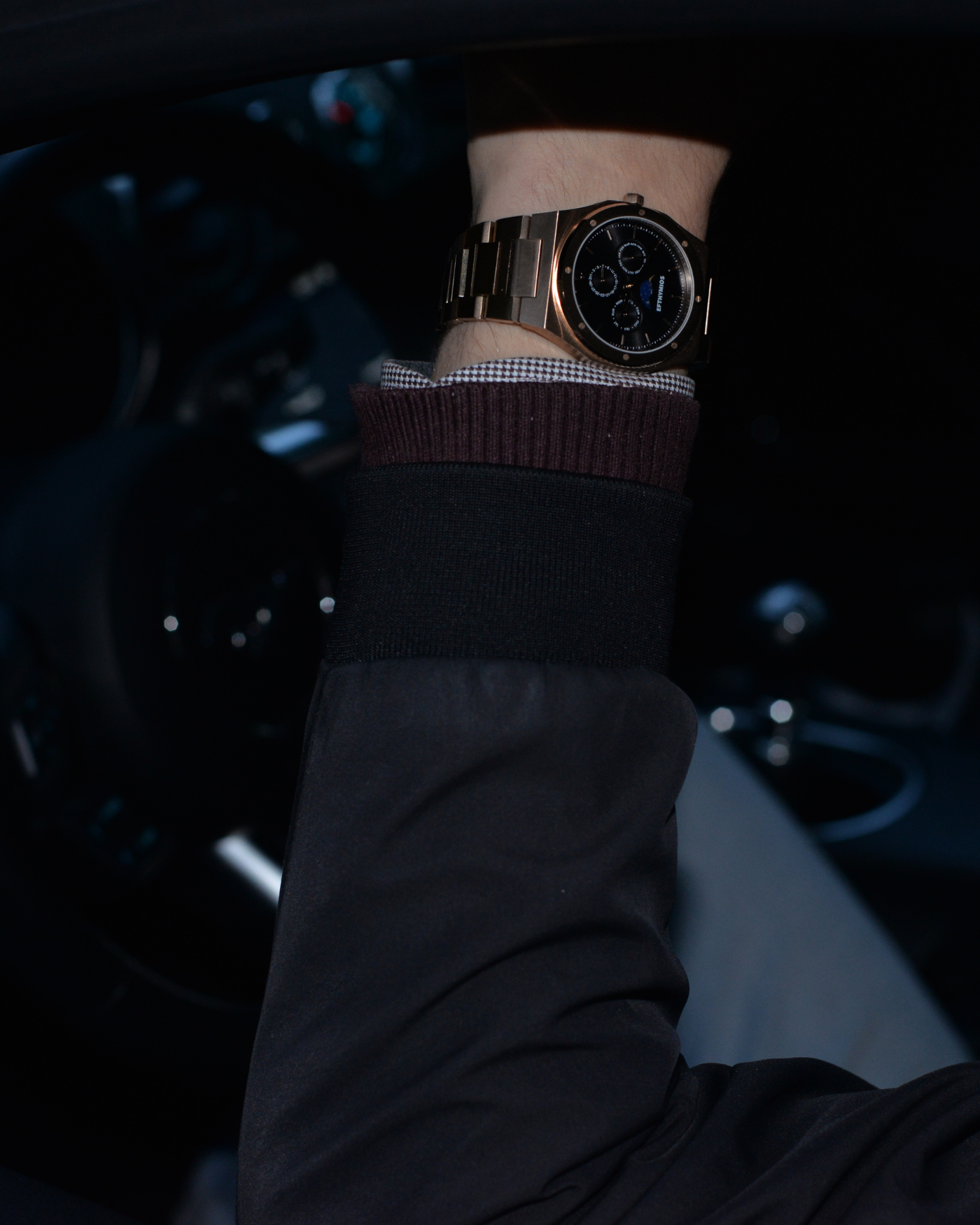 LUNAR CALENDAR - ROSE GOLD/BLACK