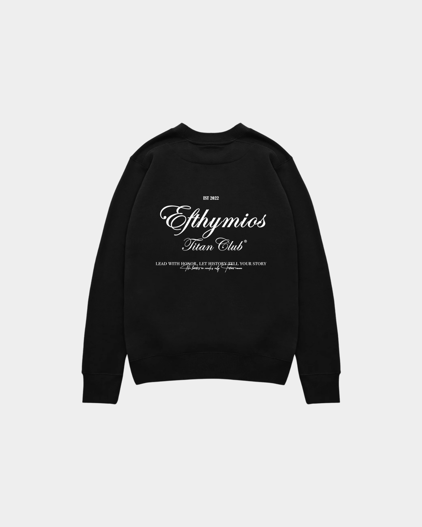 TITAN CLUB SWEATER - BLACK