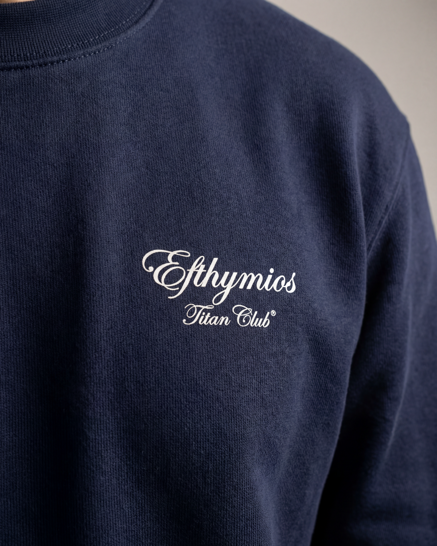 TITAN CLUB SWEATER - NAVY BLUE