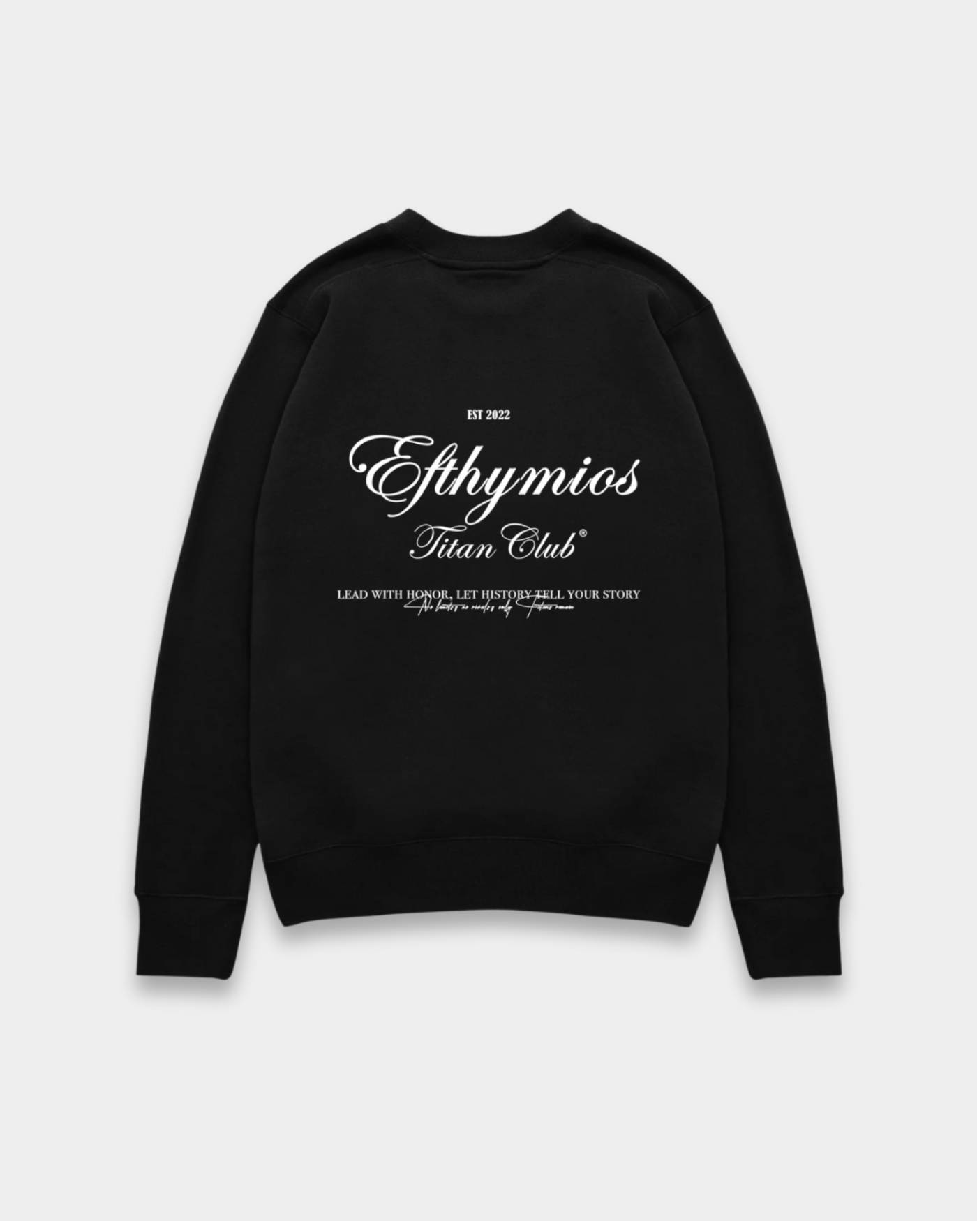 TITAN CLUB SWEATER - BLACK