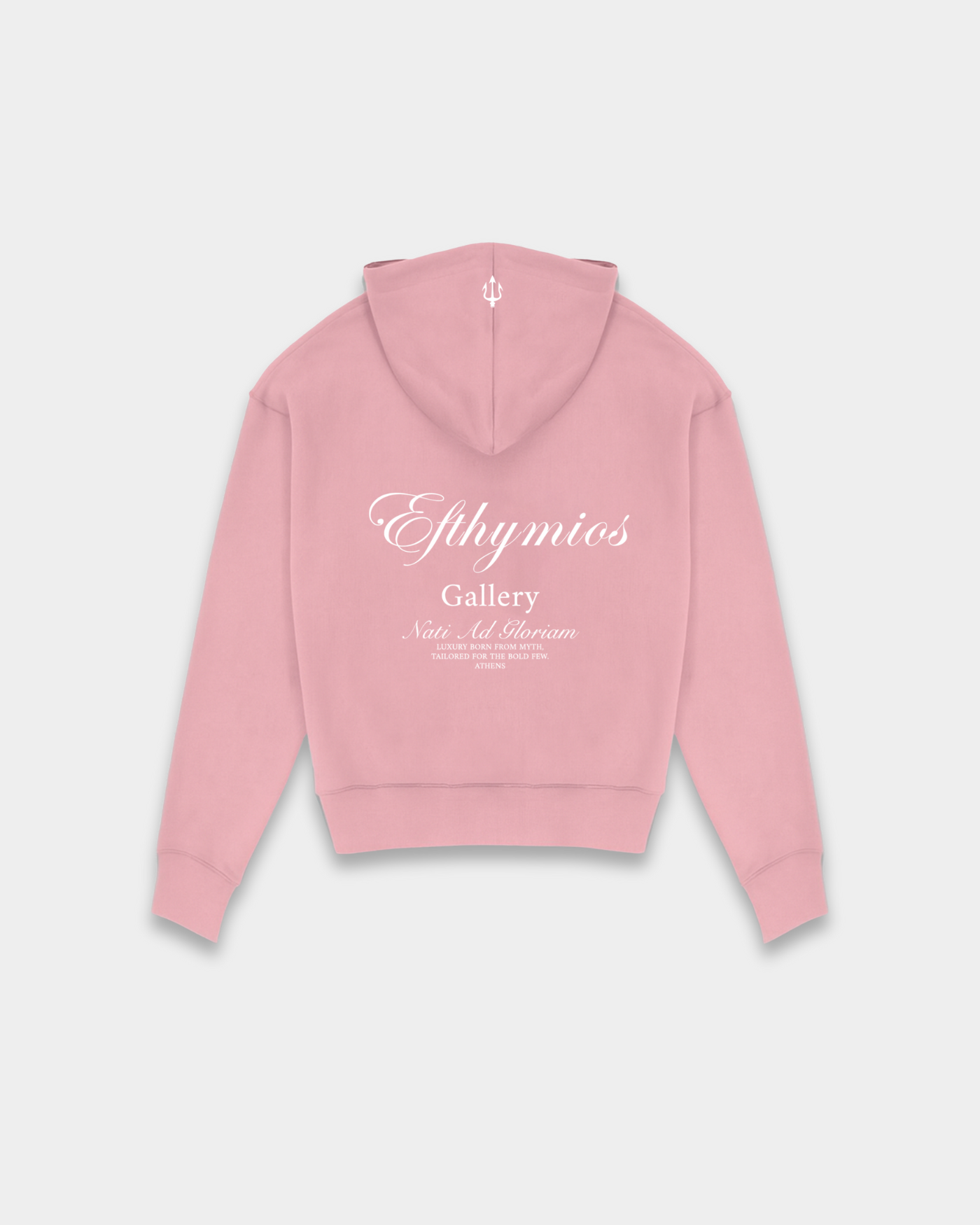 BORN FOR GLORY ZIP HOODIE - PINK