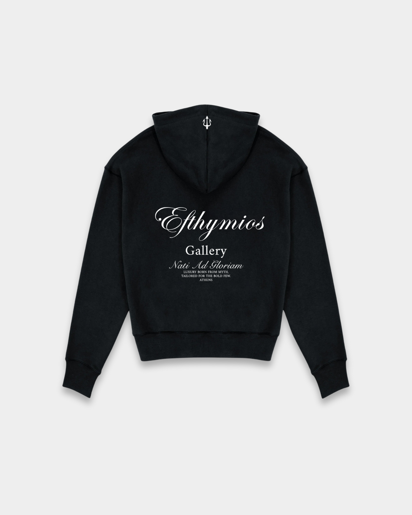 BORN FOR GLORY ZIP HOODIE - BLACK